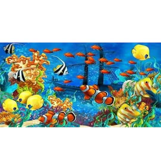 Sparkly Selections Beginner Sunken Ship and Fish Diamond Painting Kit